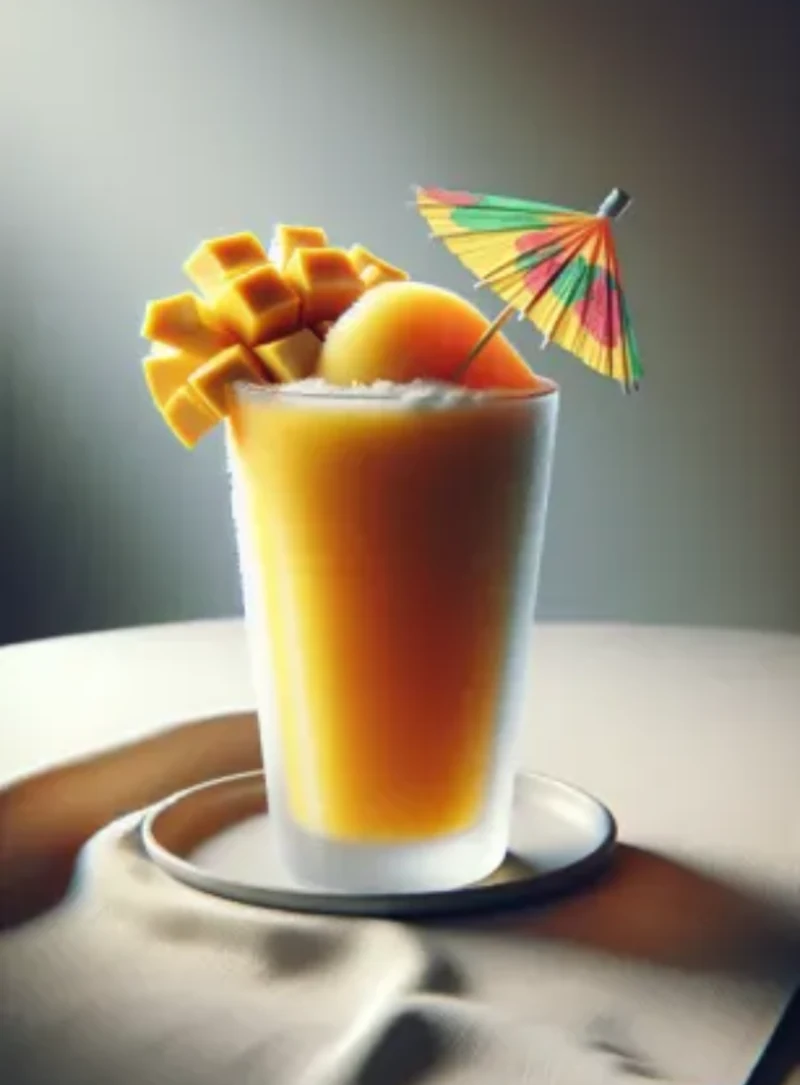 Coconut Mango Slushy recipe