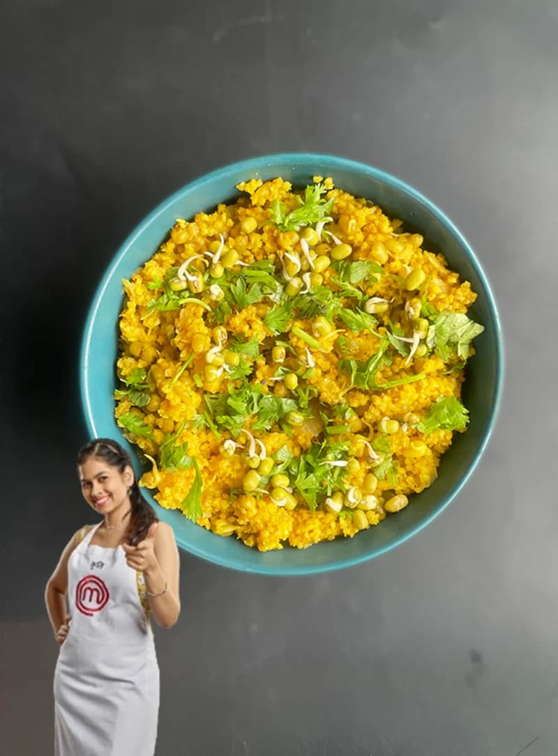 Quinoa and Sprouts Pulao by  Masterchef Kriti recipe