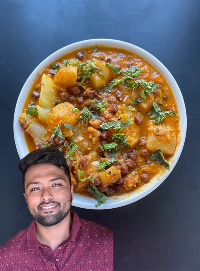 Aloo Tarkari By the Bong Gastronomist recipe