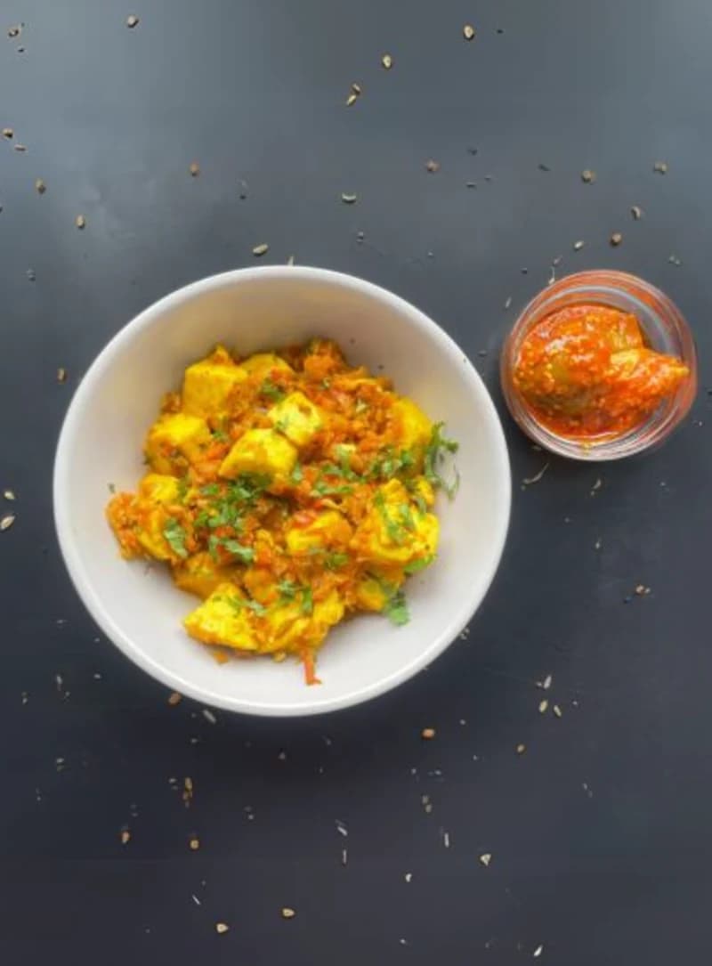 Achaari Paneer recipe