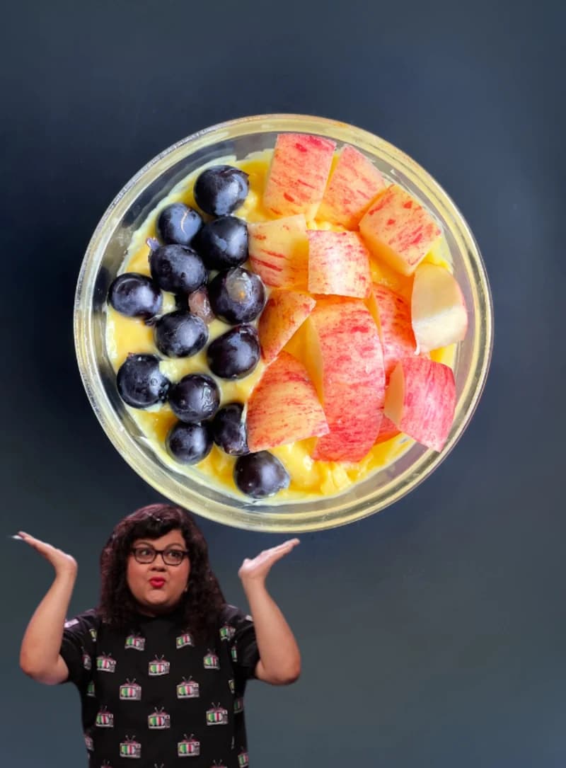 Fruit Custard By Supaarwoman recipe