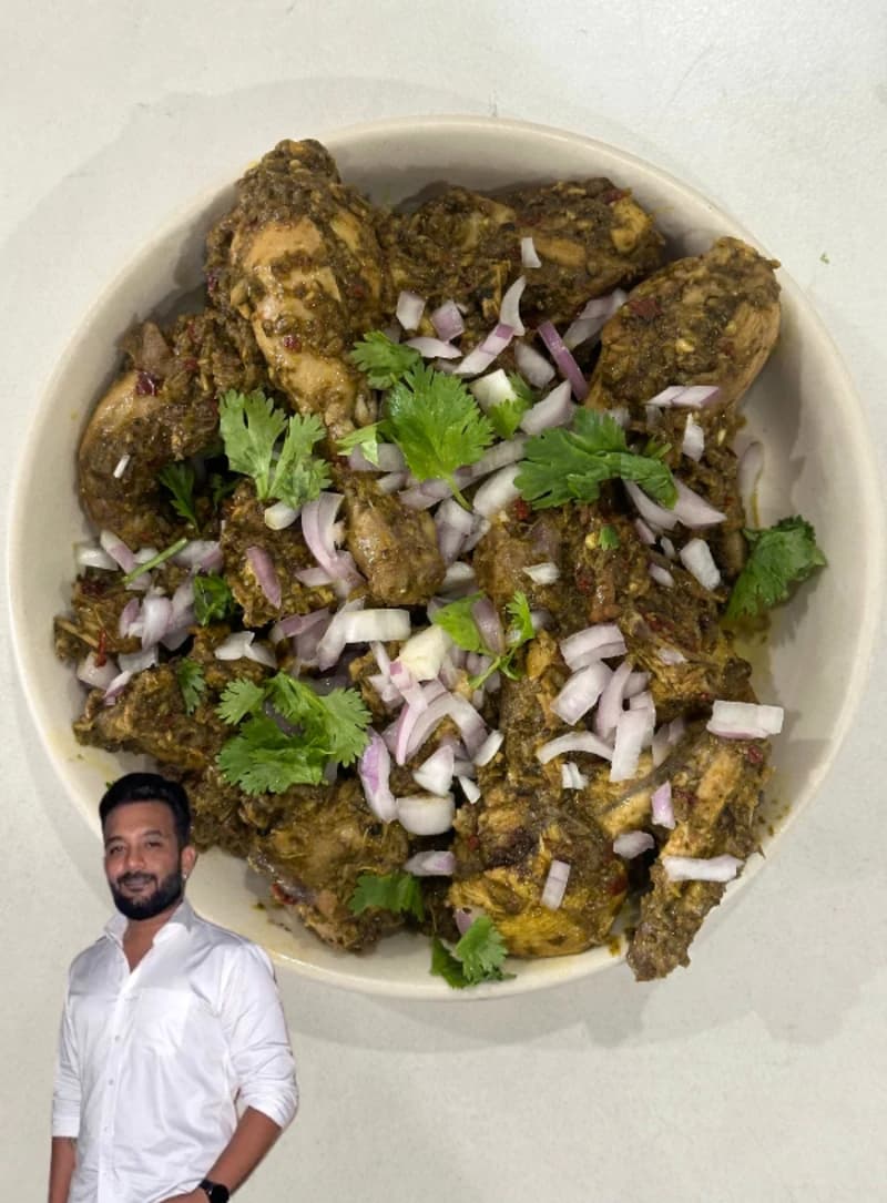 Andhra Style Chicken by Parichay recipe
