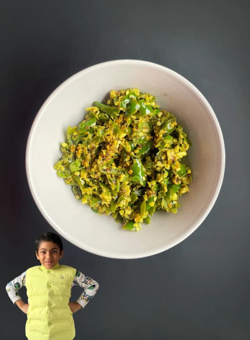 Green Chili Pickle by Sabhya recipe