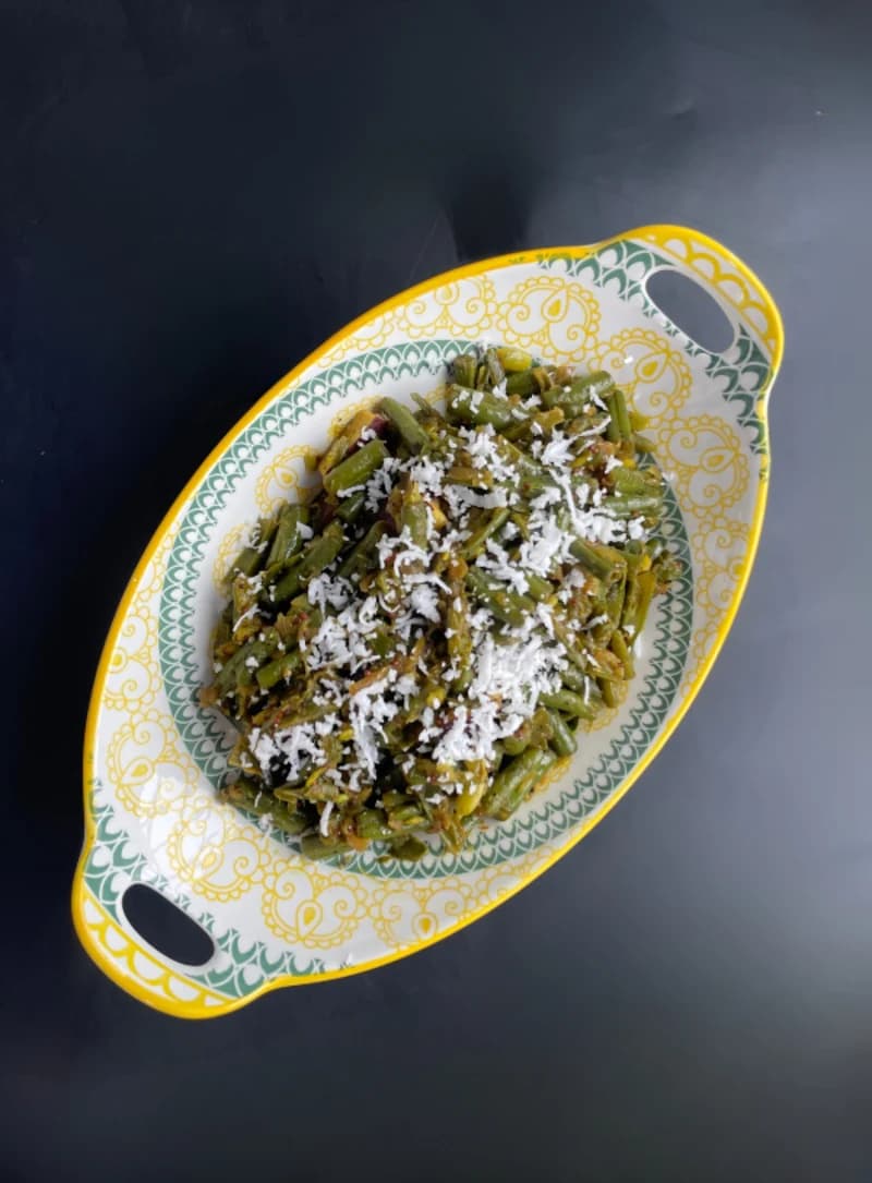 Beans Mezhukkupuratti (Sabzi) recipe