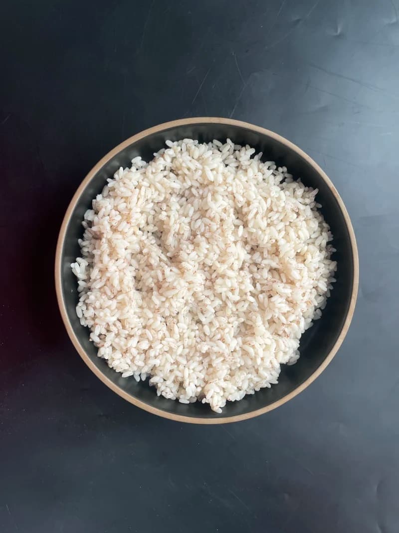 Steamed Matta Rice recipe