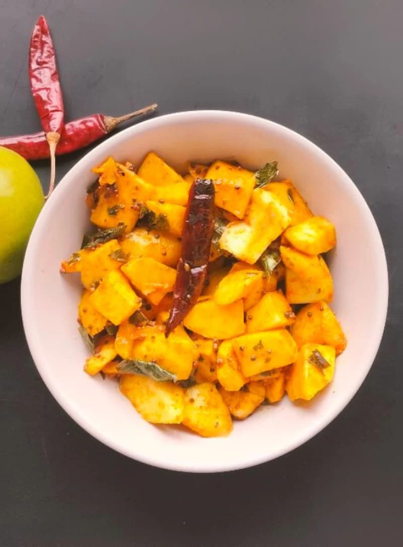 Instant Raw Mango Pickle recipe