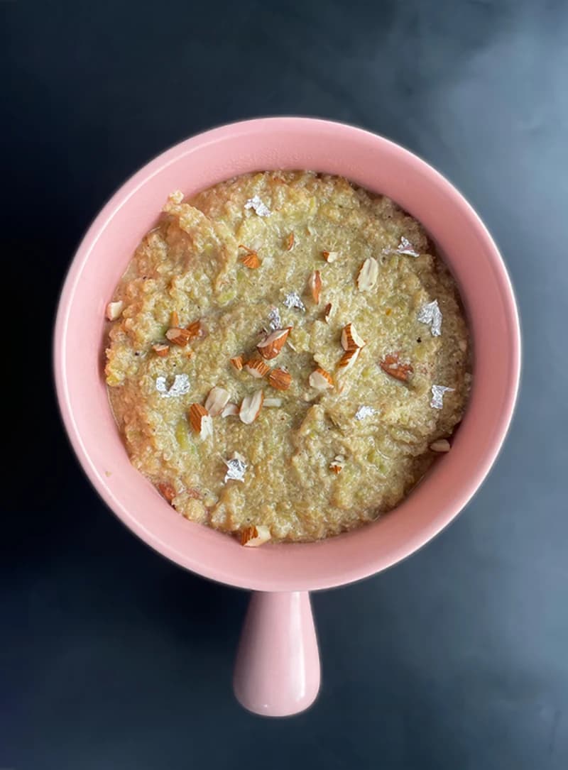 Sugarfree Lauki Halwa recipe