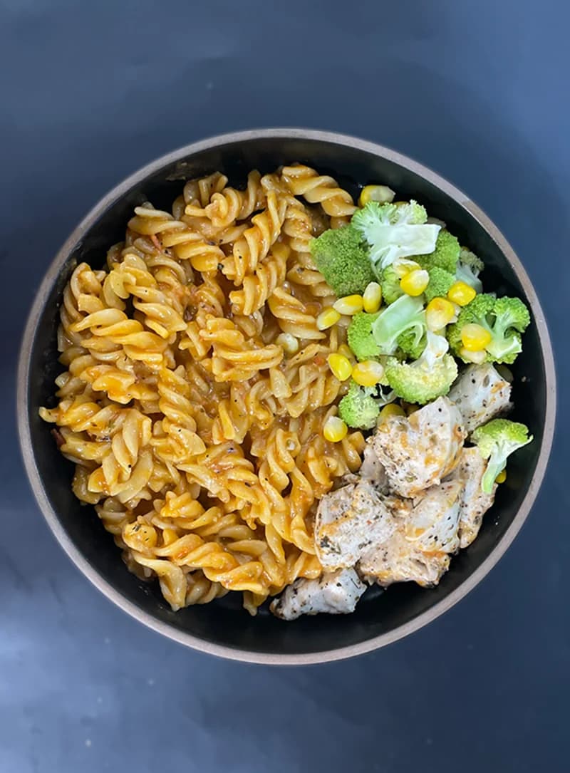 SteamUp Red Sauce Chicken Pasta  recipe