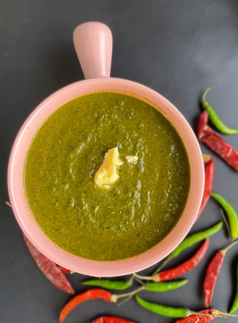 Mixed Green Saag recipe