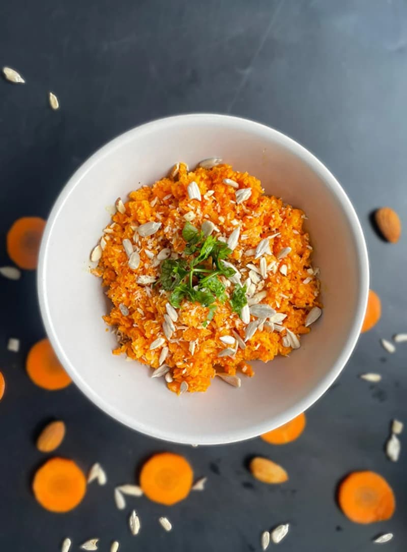Carrot Salad with Lemon Vinaigrette recipe