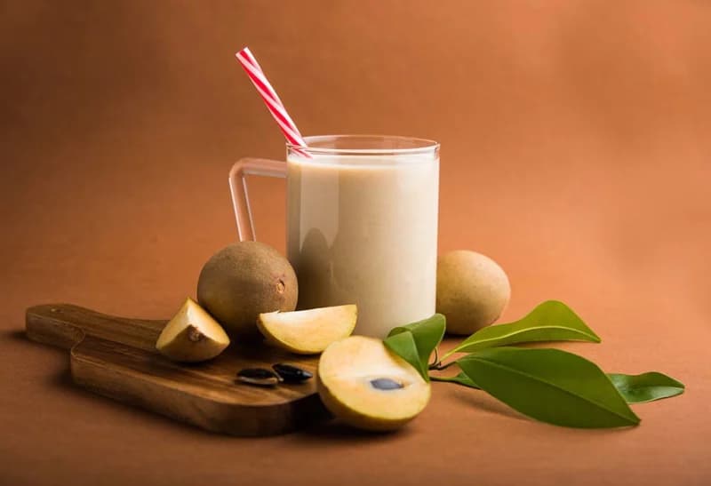 Chickoo Milkshake recipe