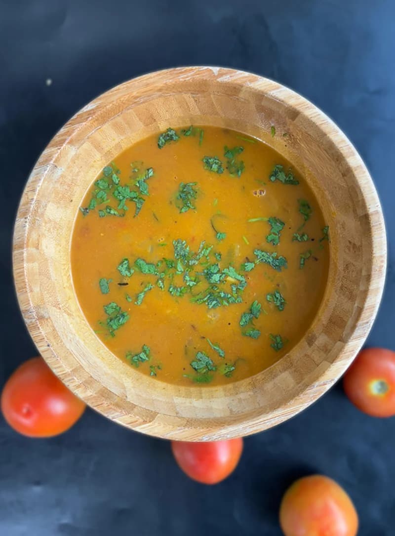 Instant Sambar Without Dal recipe