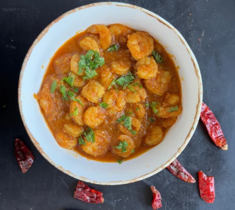 Kadai Prawns  recipe