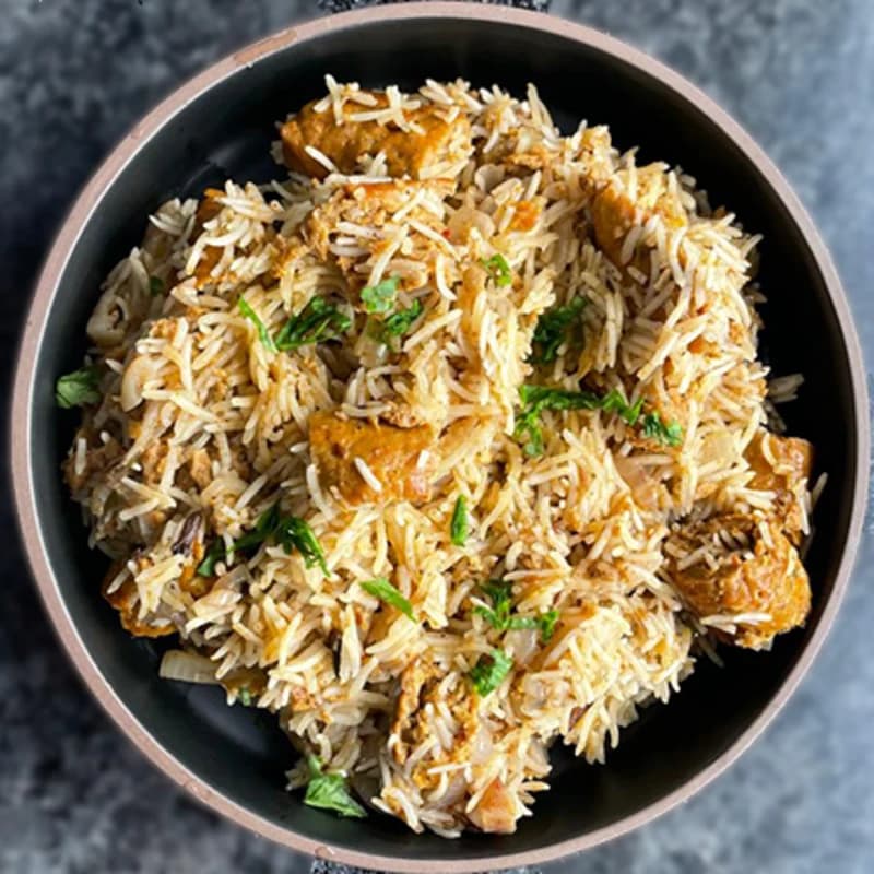 Chicken Seekh Biryani recipe