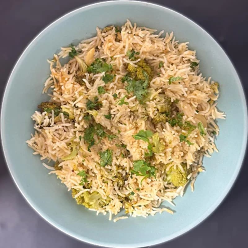 Broccoli Pulao  recipe